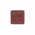 LOVE each other - 1 Inch Faux Suede Patch