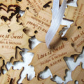 2 x 2 Inch - Custom Maple Leaf Tags