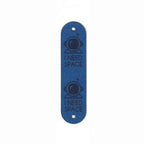I NEED SPACE - 0.75 x 3 Inch Faux Suede - Rivet Style