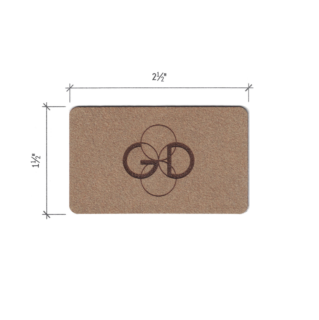 1.5 x 2.5 Inch - Custom Tags