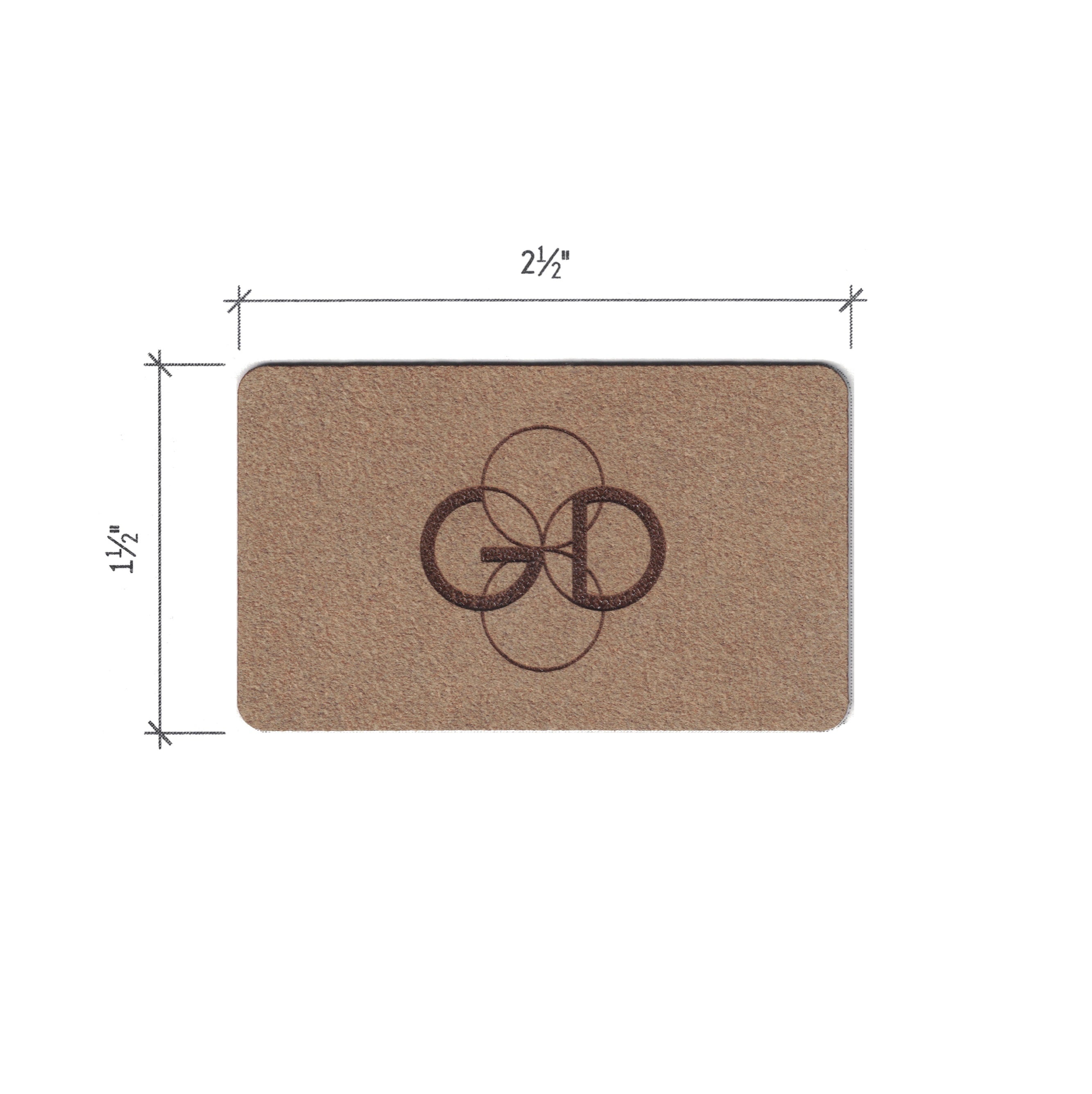 1.5 x 2.5 Inch - Custom Tags