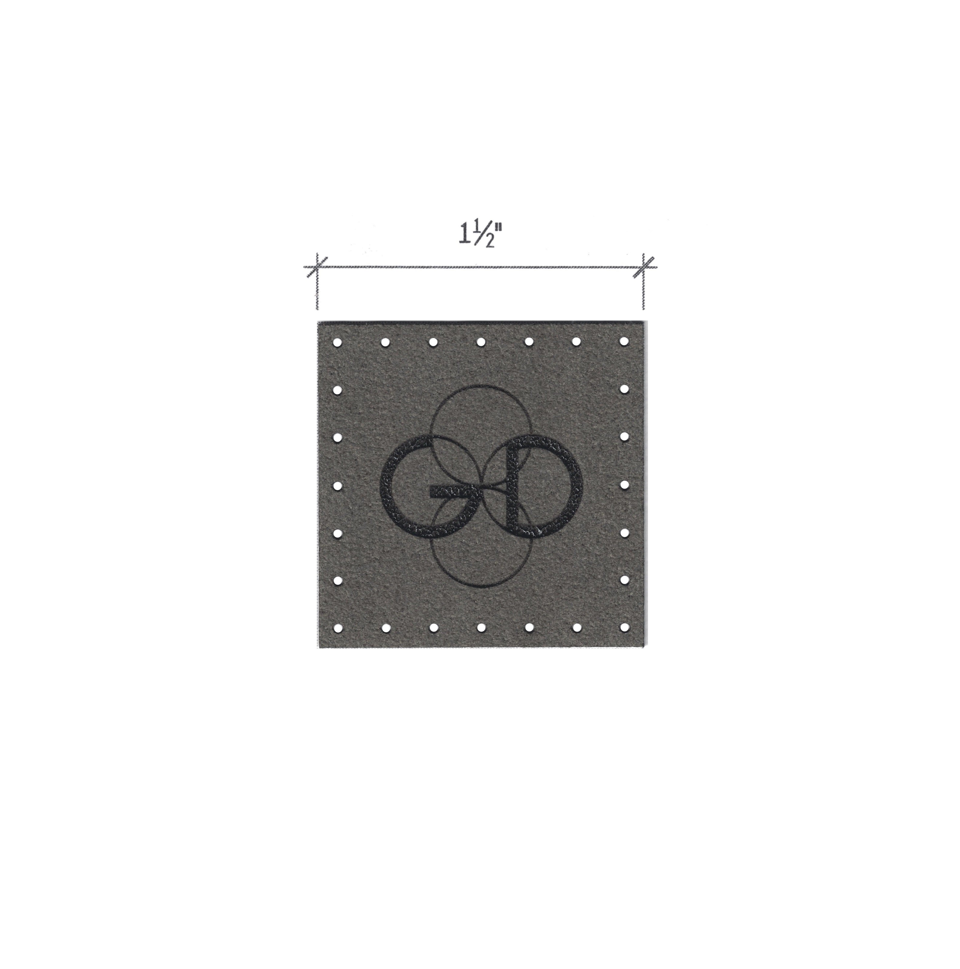 1.5 x 1.5 Inch - Custom Tags