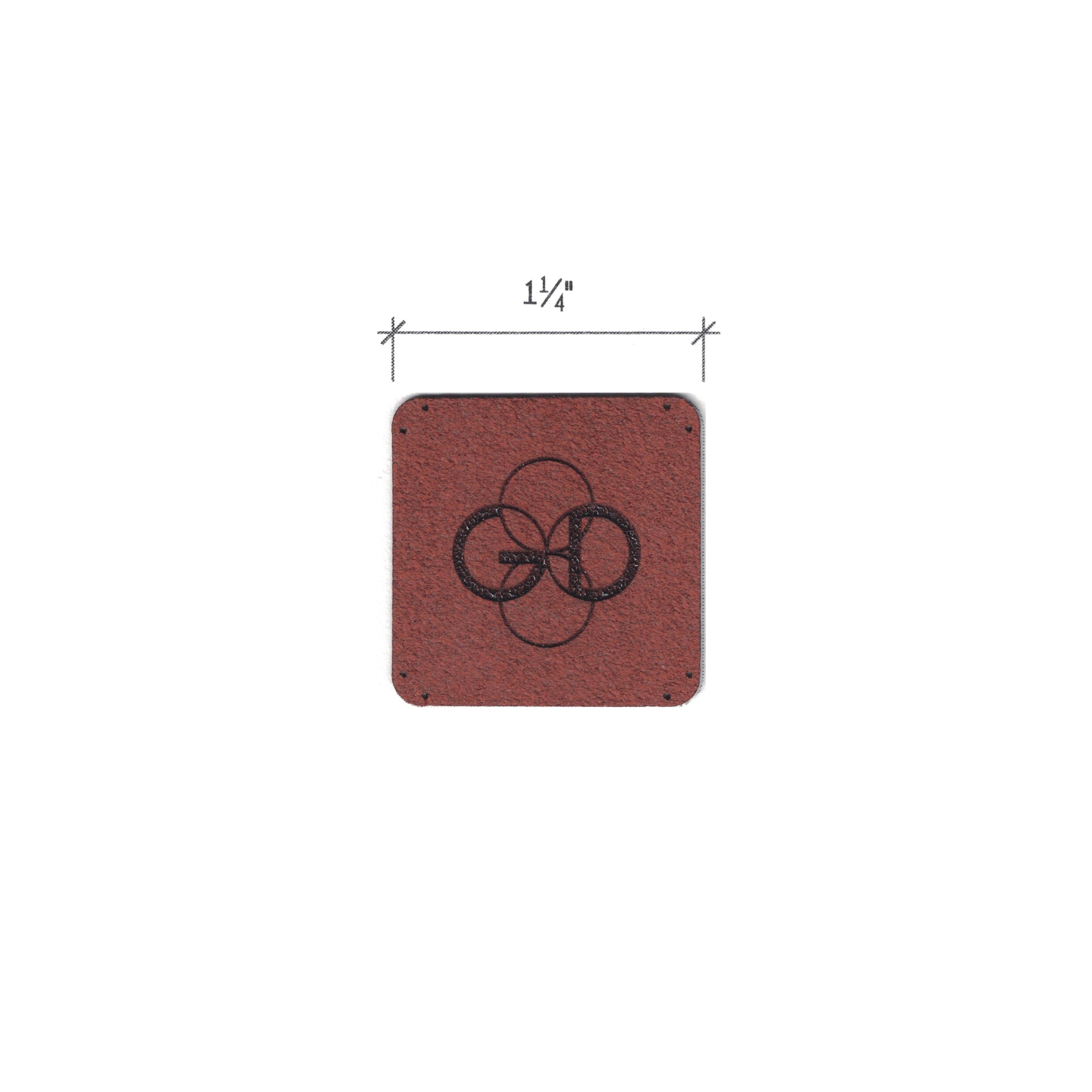 1.25 x 1.25 Inch - Custom Tags