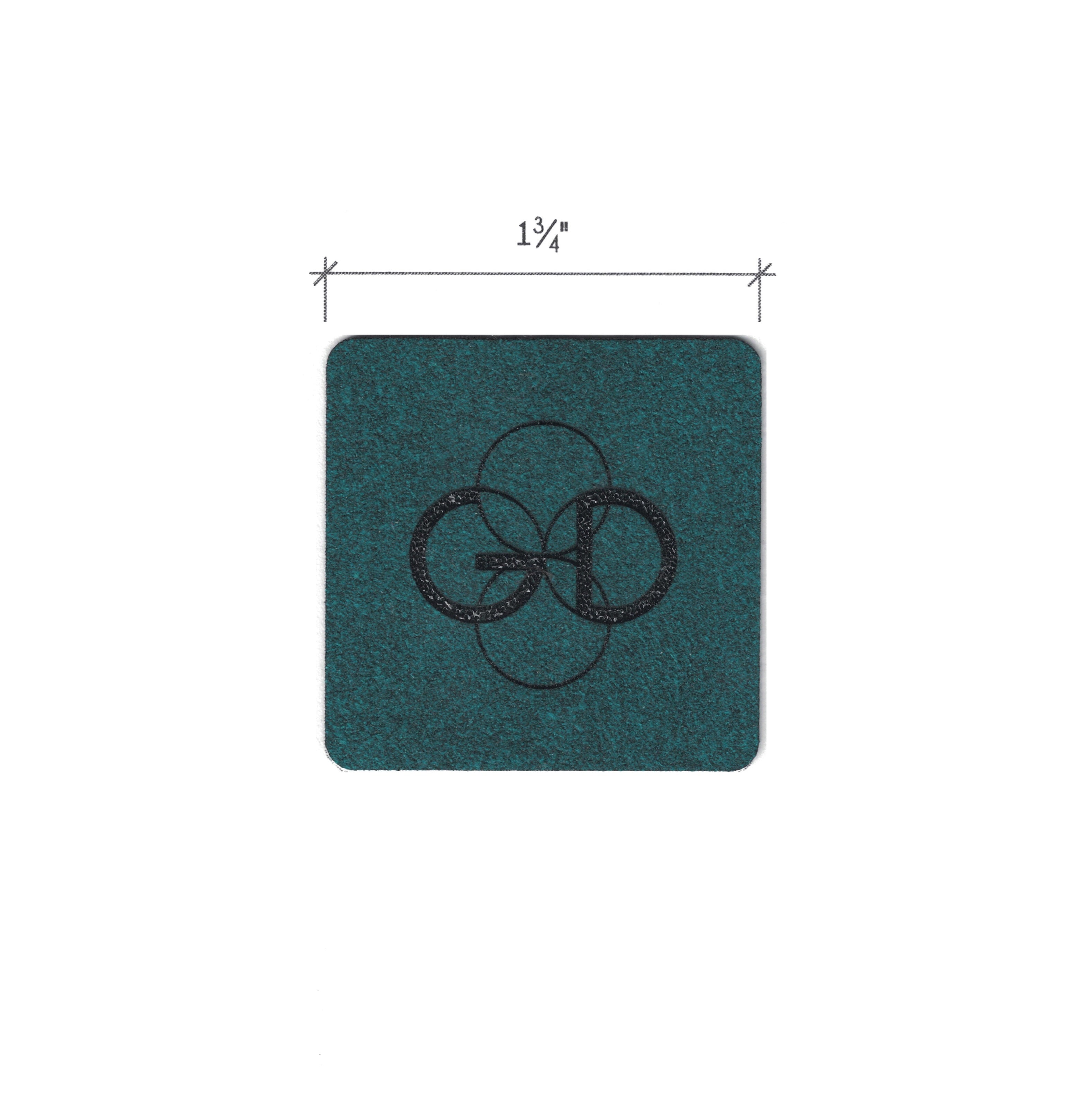 1.75 x 1.75 Inch - Custom Tags