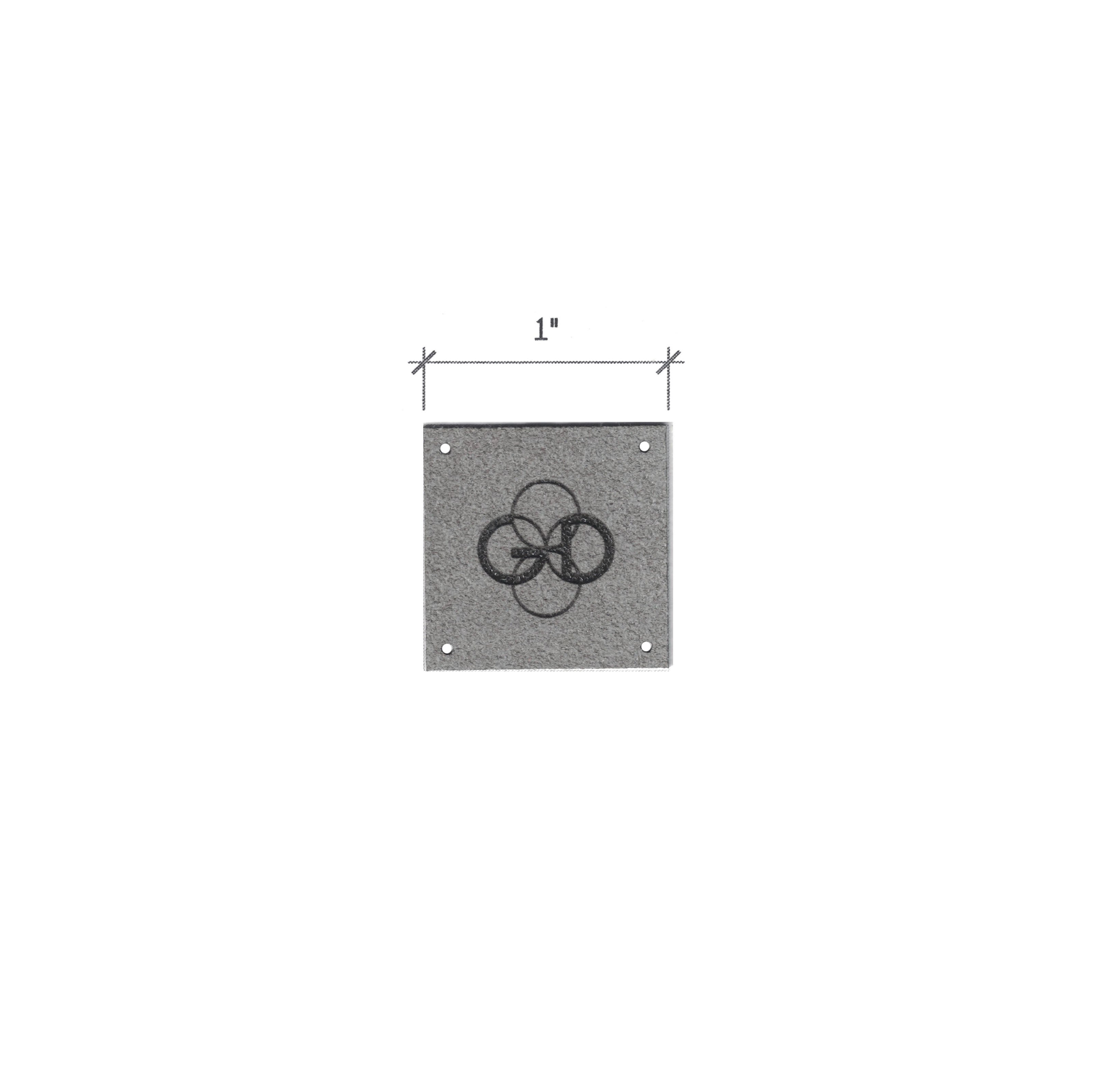 1 x 1 Inch - Custom Tags