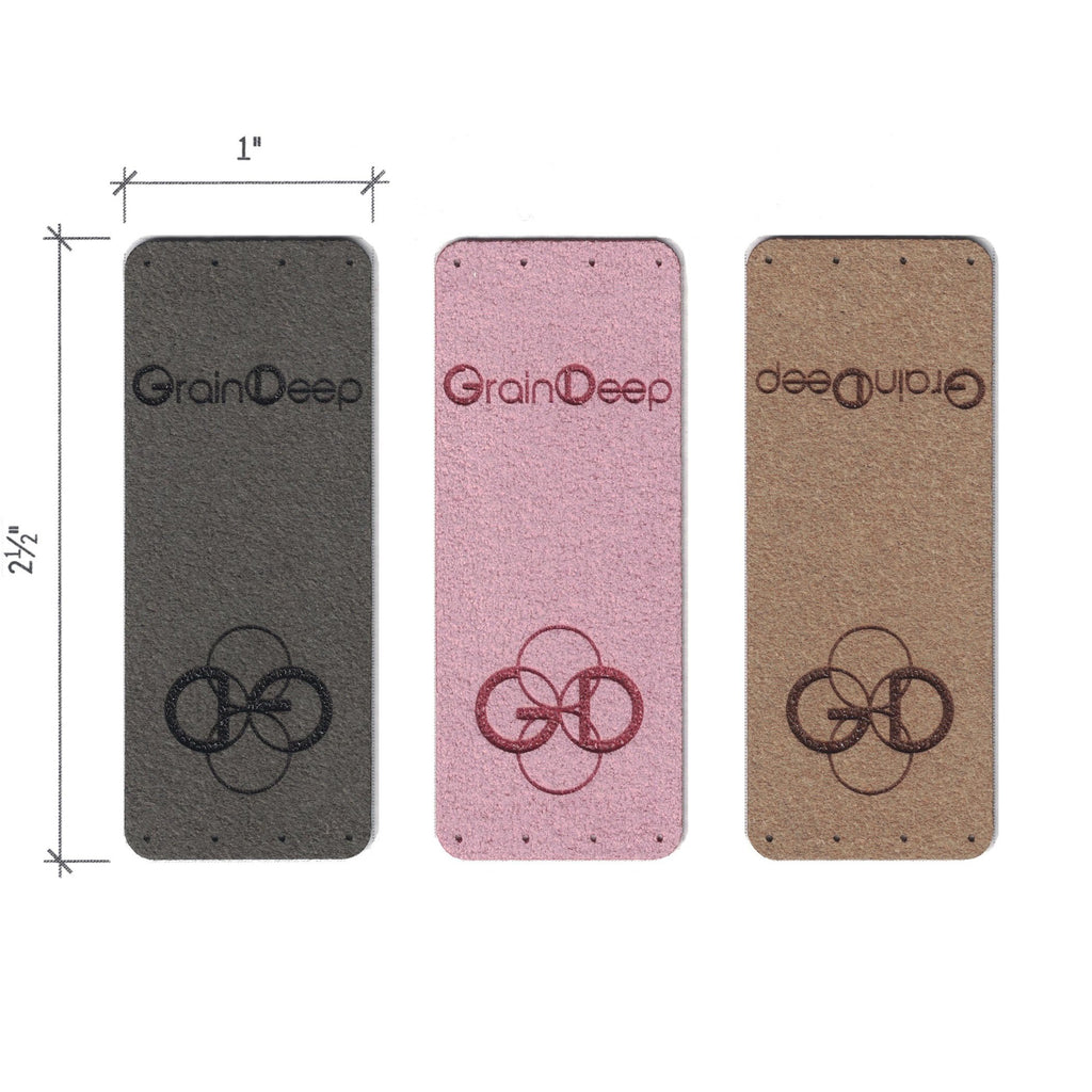 1 x 2.5 Inch - Custom Tags - Fold Over