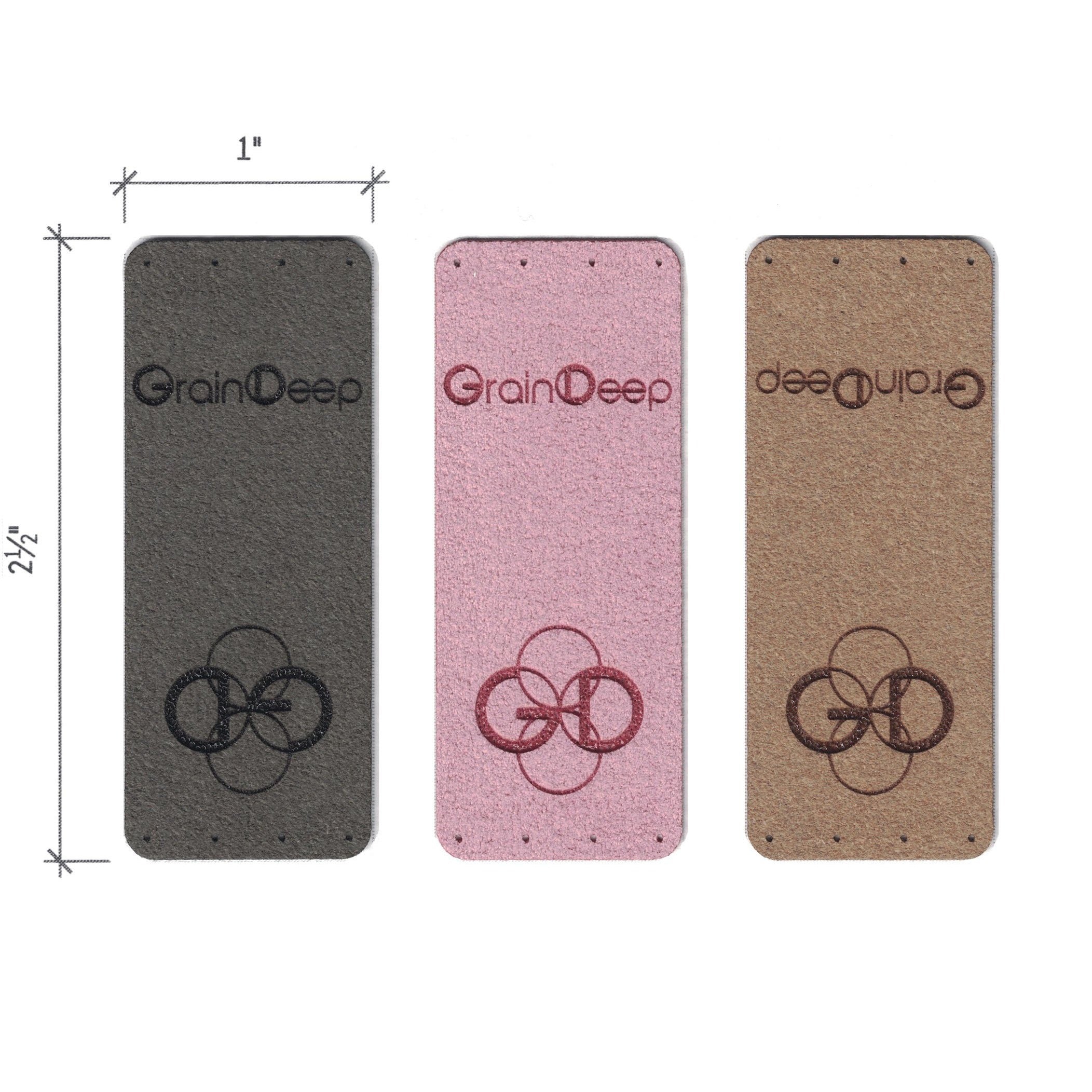 1 x 2.5 Inch - Custom Tags - Fold Over