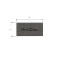 1 x 2 Inch - Custom Tags