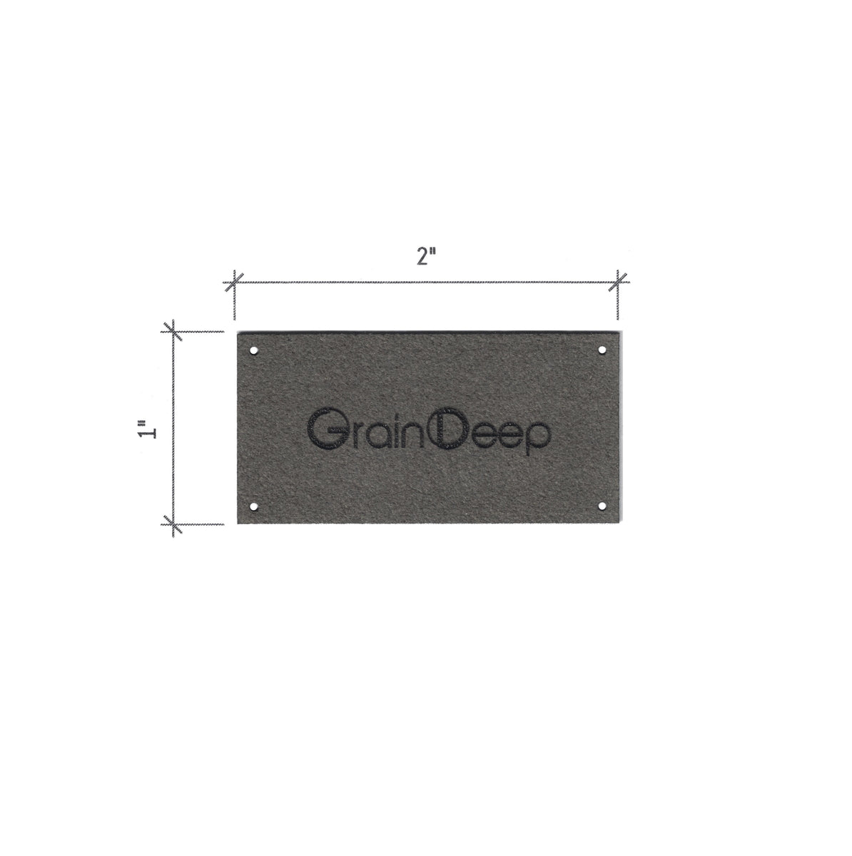 1 x 2 Inch - Custom Tags – GrainDeep
