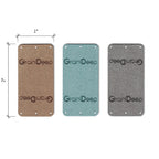 1 x 2 Inch - Custom Tags - Fold Over