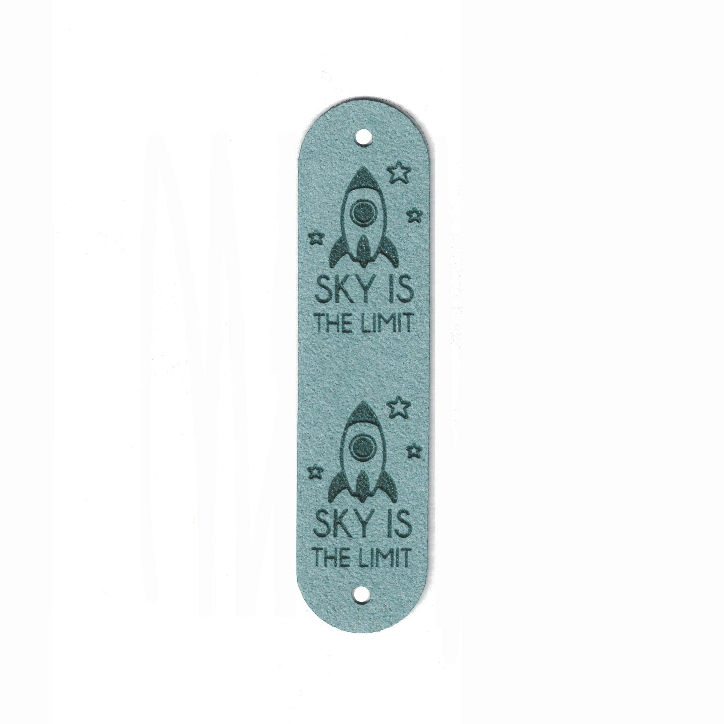 SKY IS THE LIMIT - 0.75 x 3 Inch Faux Suede - Rivet Style