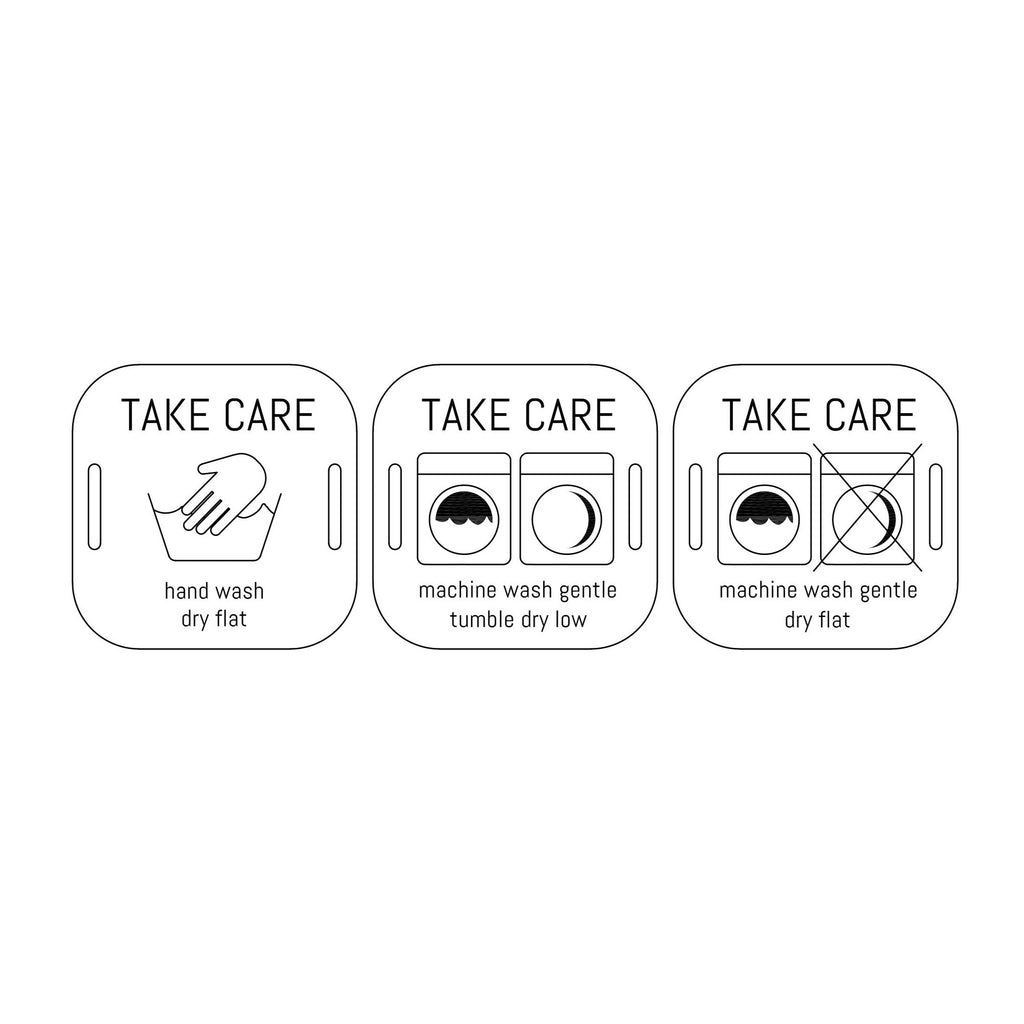 2 x 2 Inch - TAKE CARE Tags
