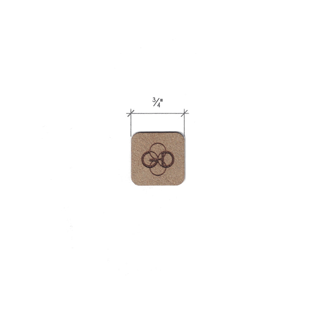 0.75 x 0.75 Inch - Custom Tags