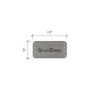 0.75 x 1.5 Inch - Custom Tags