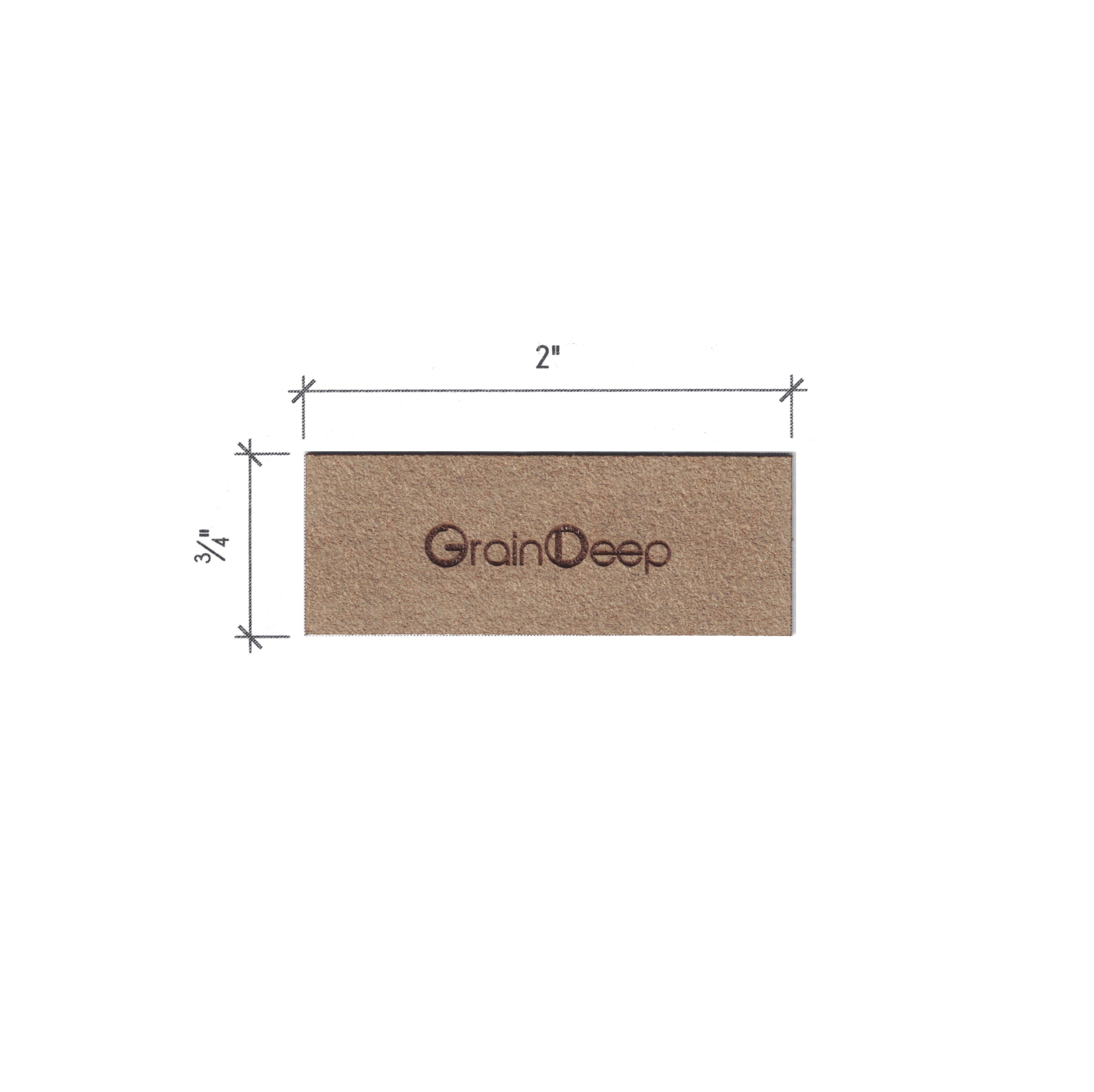 0.75 x 2 Inch - Custom Tags