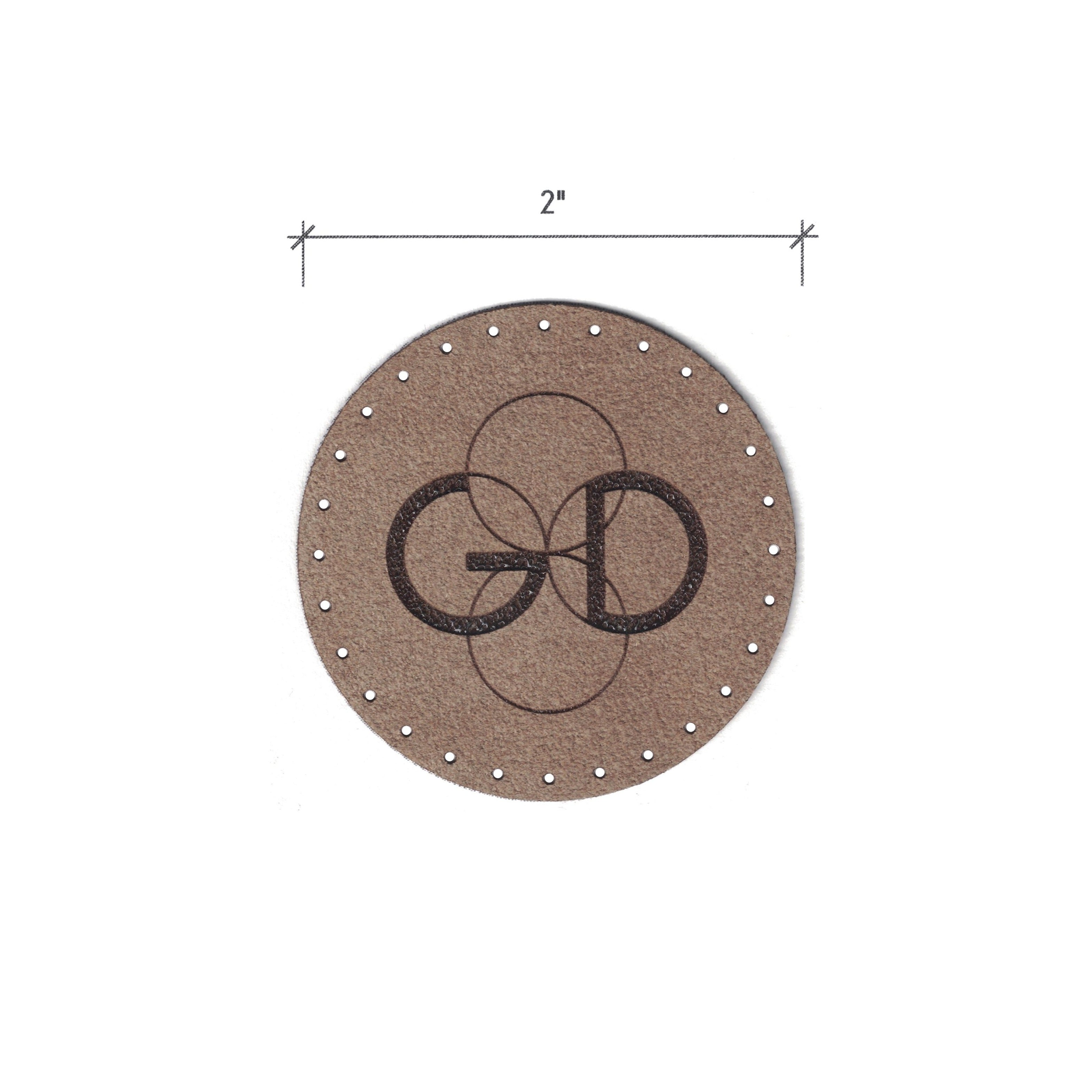 2 x 2 Inch - Custom Tags - Round