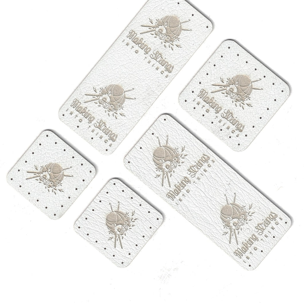 1 x 1 Inch - Custom Tags