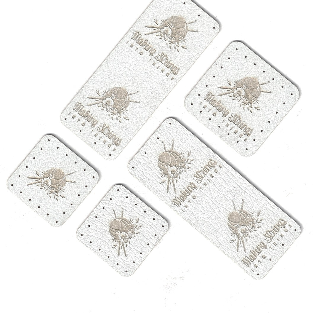 1 x 1 Inch - Custom Tags