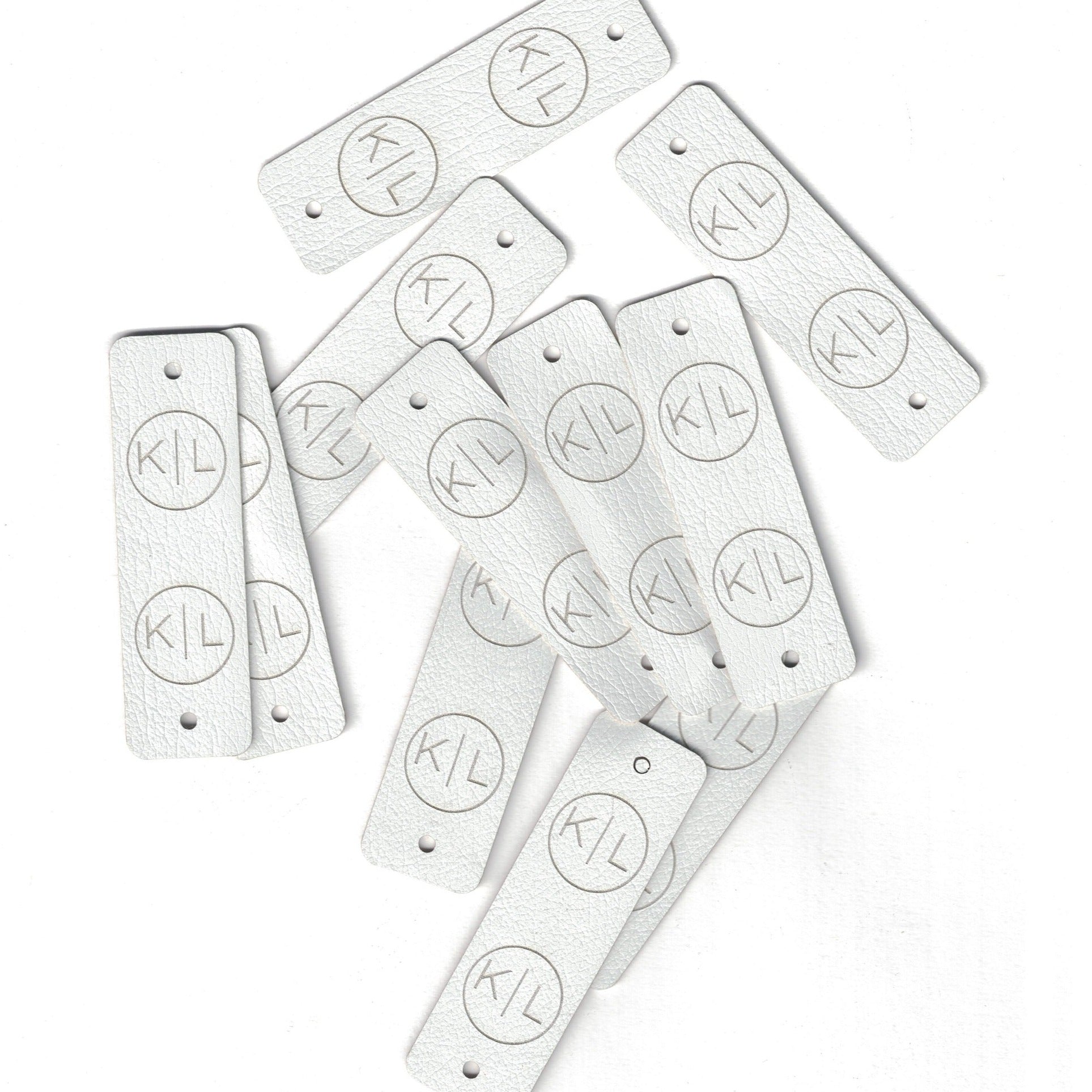 0.75 x 2.5 Inch - Custom Tags - Fold Over - Rivet Style