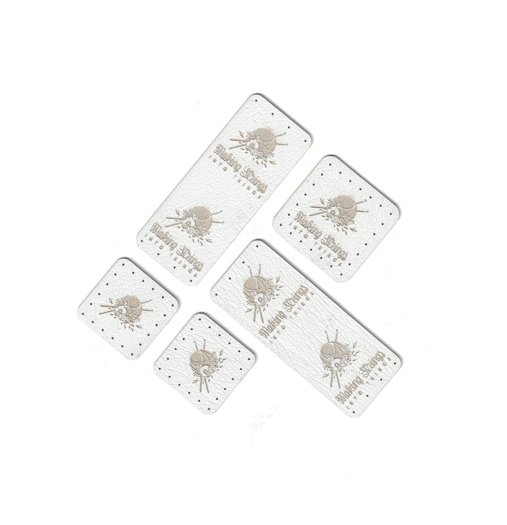 1 x 2.5 Inch - Custom Tags - Fold Over